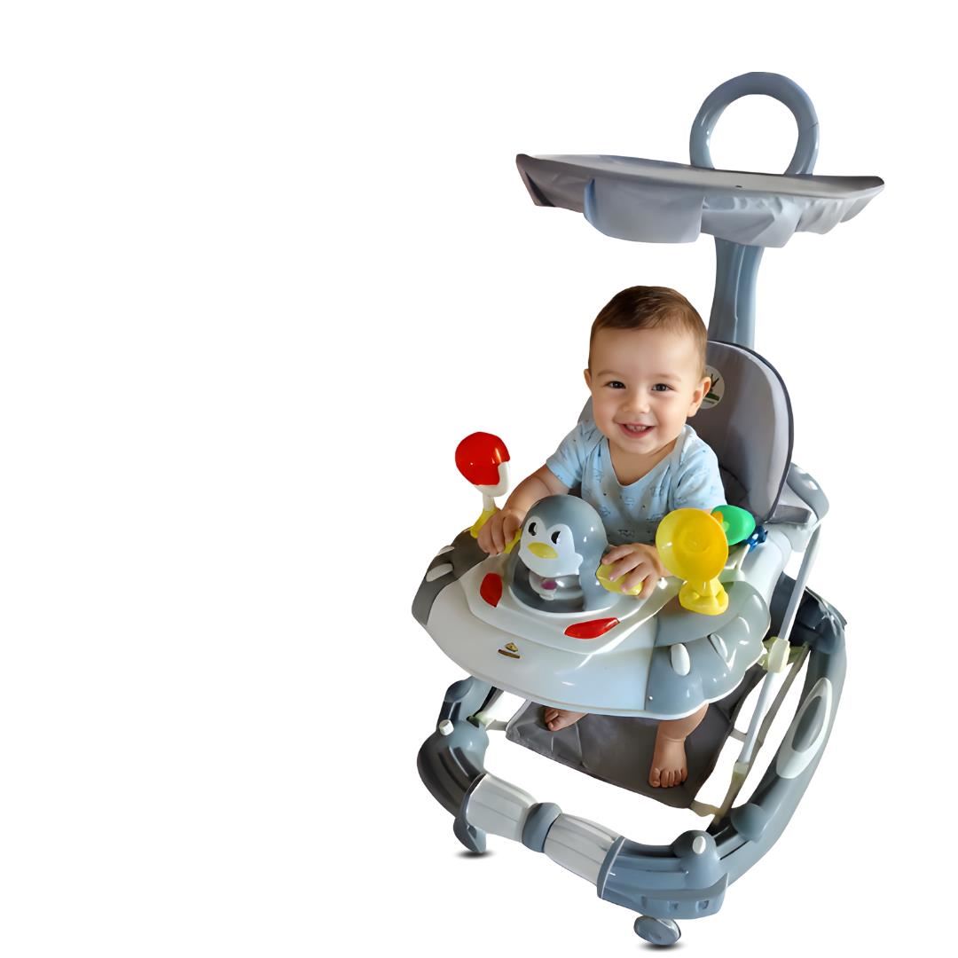 Andador con Tablero Musical «HAPPY PENGUIN» Gray